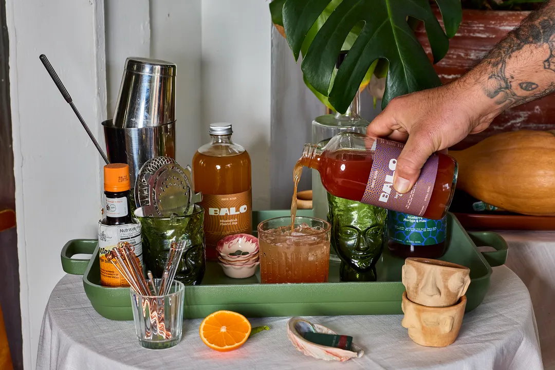 Passionfruit Lemongrass Shrub mixer 18.8oz