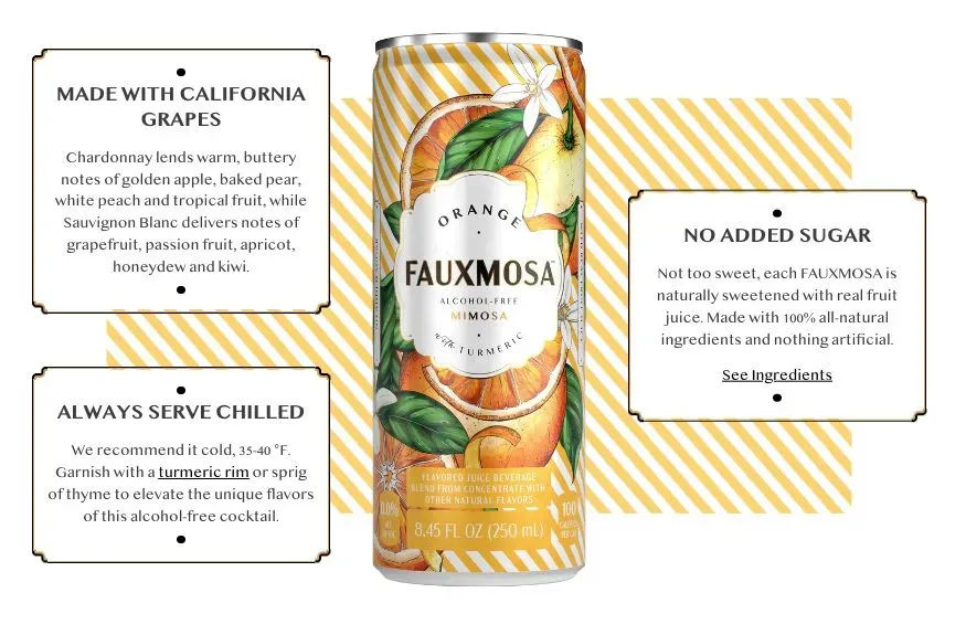 FAUXMOSA Orange with Turmeric