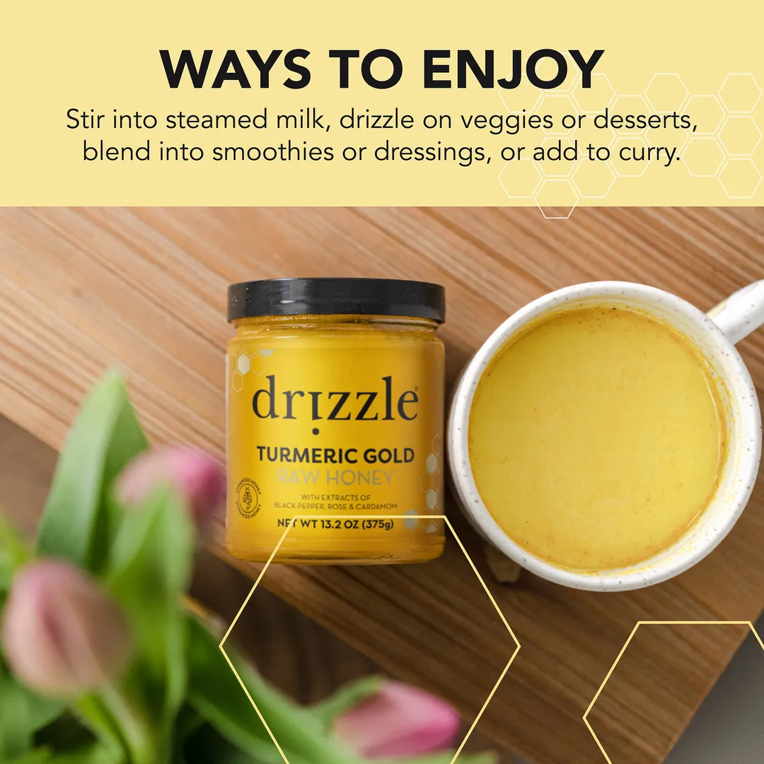 Turmeric Gold Superfood Honey – 13.2 oz