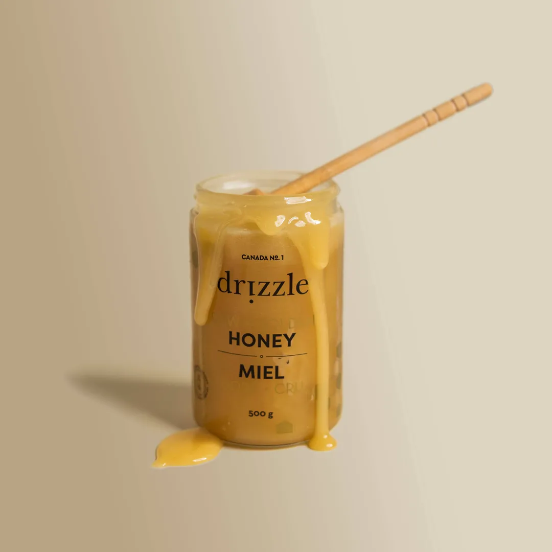 Golden Raw Honey – 17.6 oz