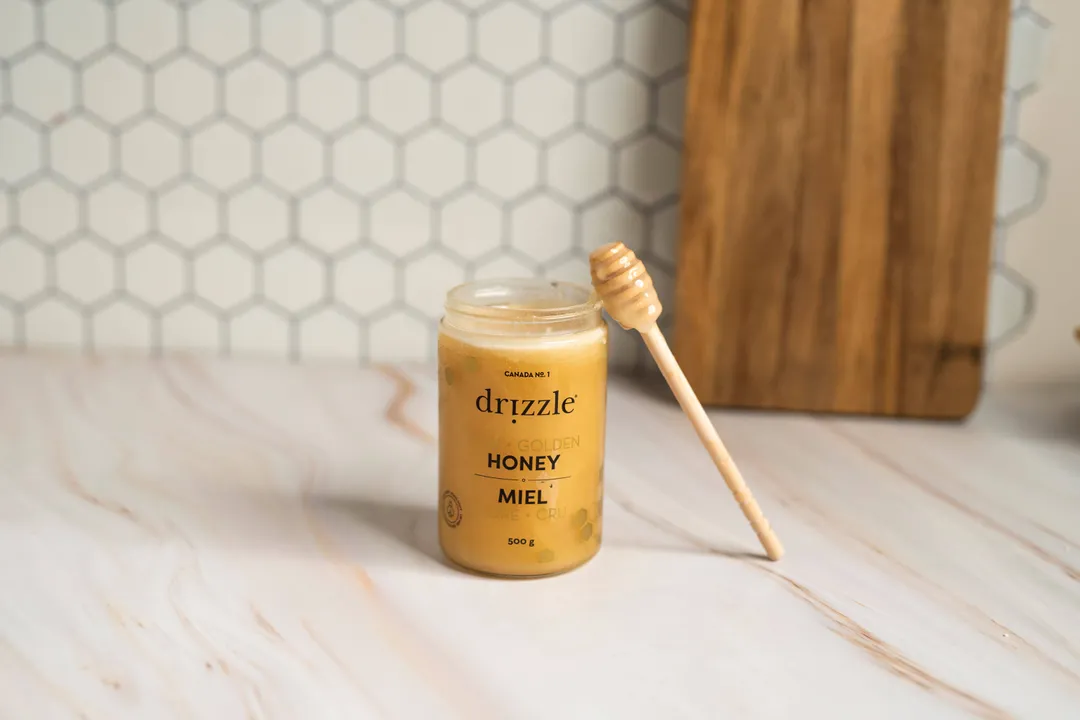 Golden Raw Honey – 17.6 oz