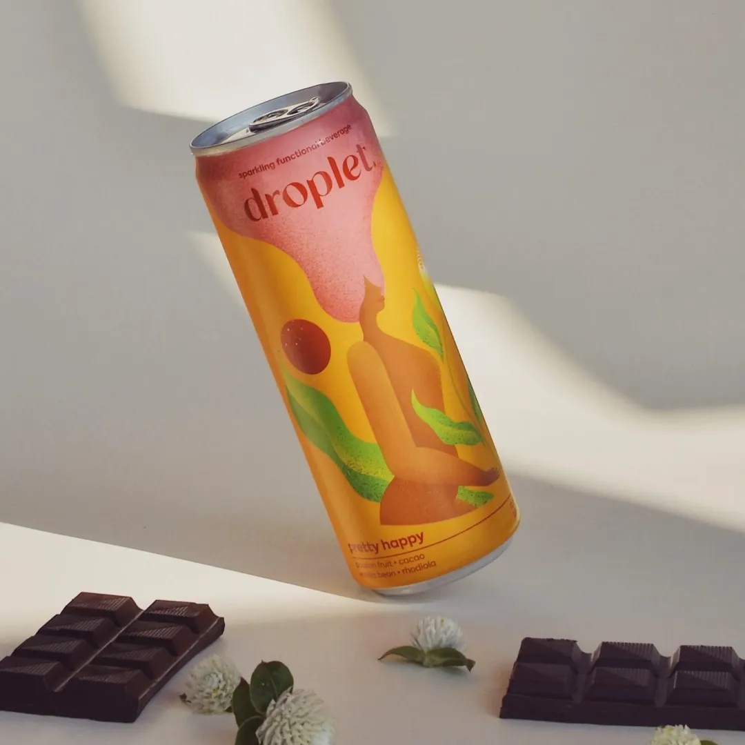 Pretty Happy: Passion Fruit, Cacao, Rhodiola Adaptogen Drink