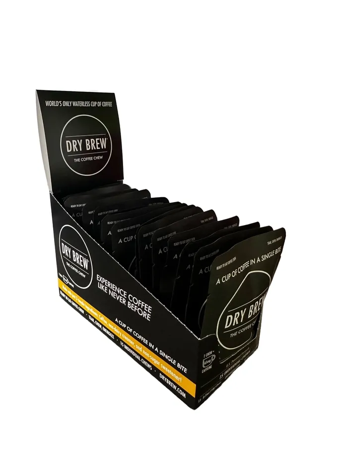 Dry Brew Coffee in A Bite - 15 Bite Retail Carton