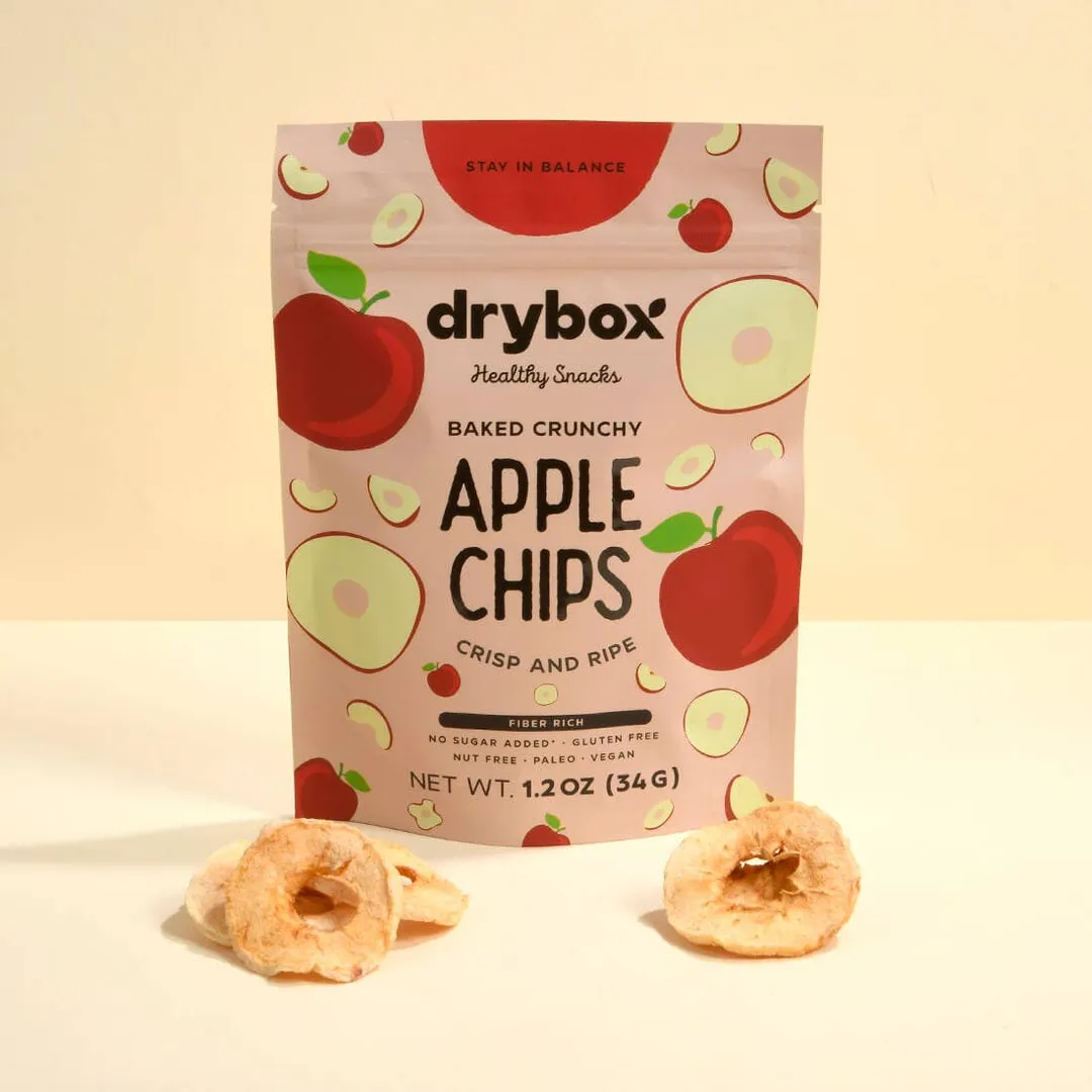 Drybox Apple Chips 1.2oz 12packs