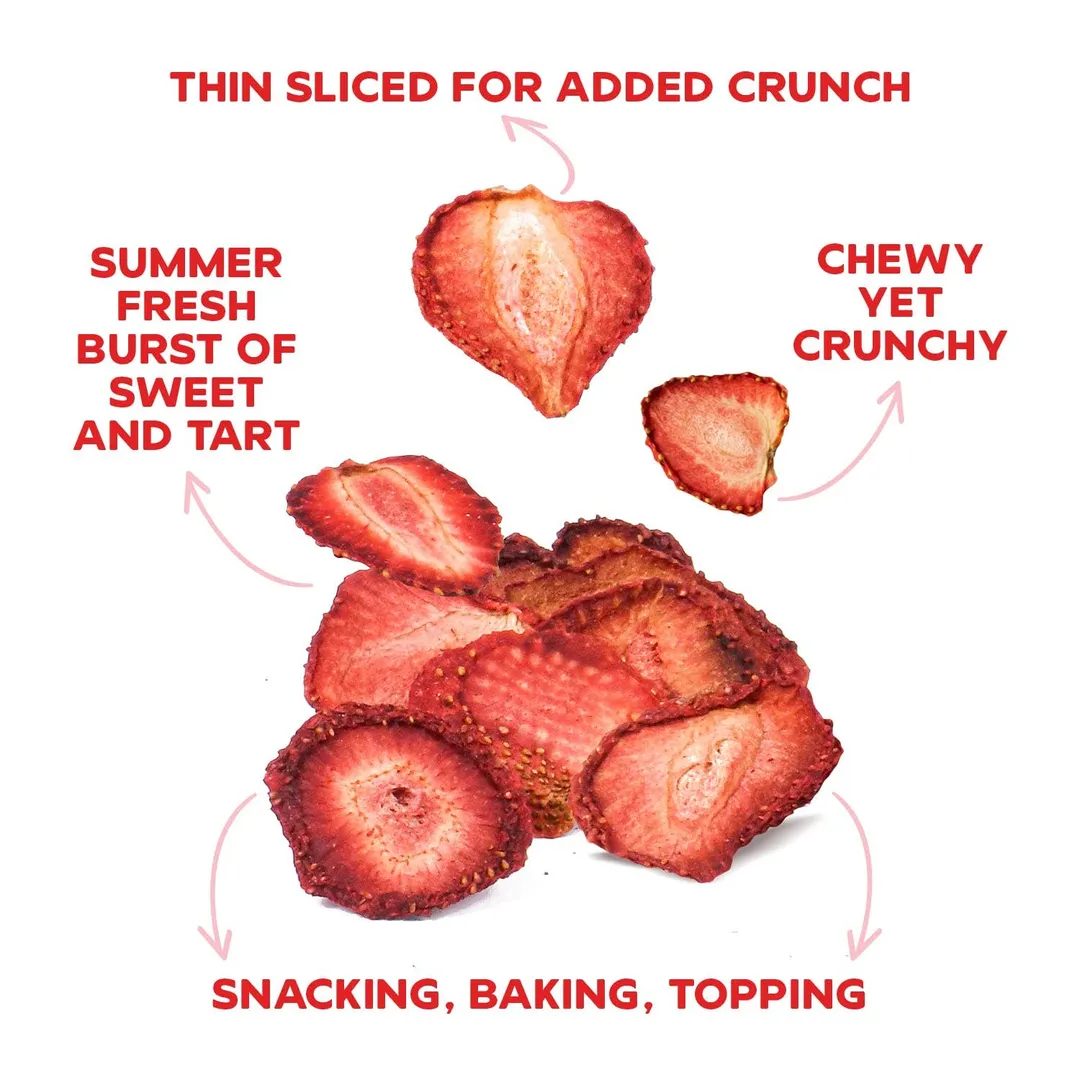 Drybox Dried Strawberries 0.5oz 5 Packs Total 2.5oz