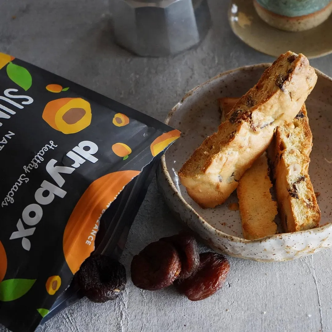 Drybox Organic Unsulfured Sun-Dried Apricots 2oz 5 packs/bag