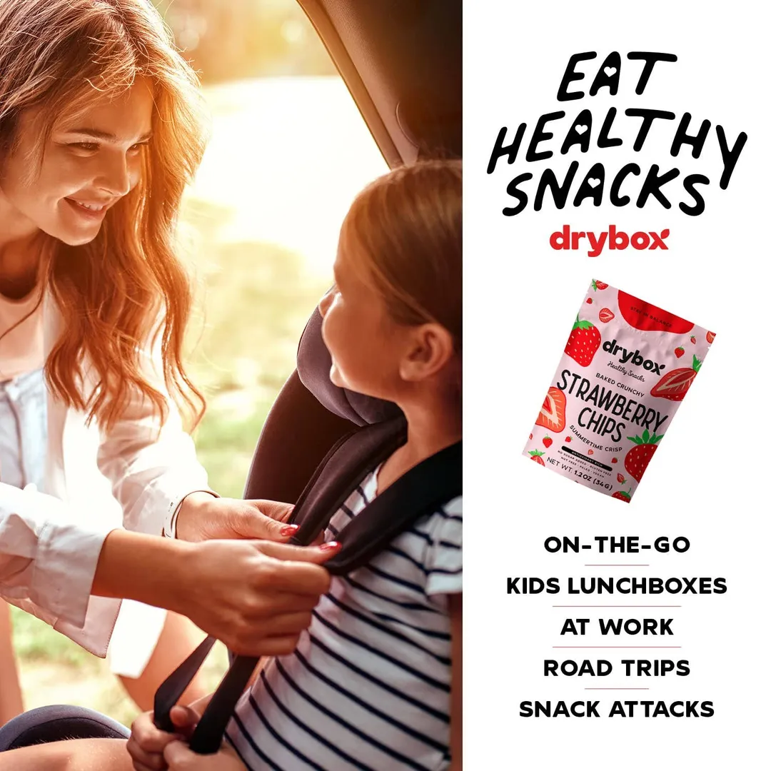 Drybox Strawberry Chips 1.2oz x 12packs