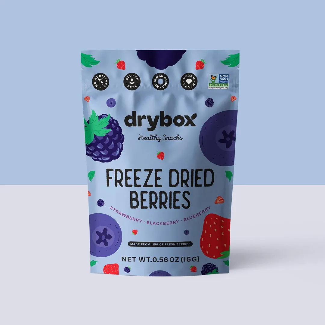 FREEZE DRIED BERRIES - 0.56 OZ - 12 PACK