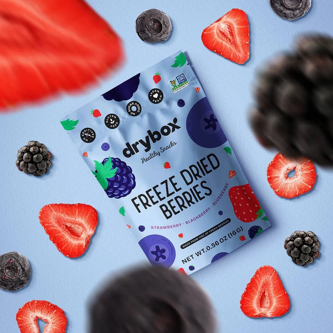FREEZE DRIED BERRIES - 0.56 OZ - 12 PACK