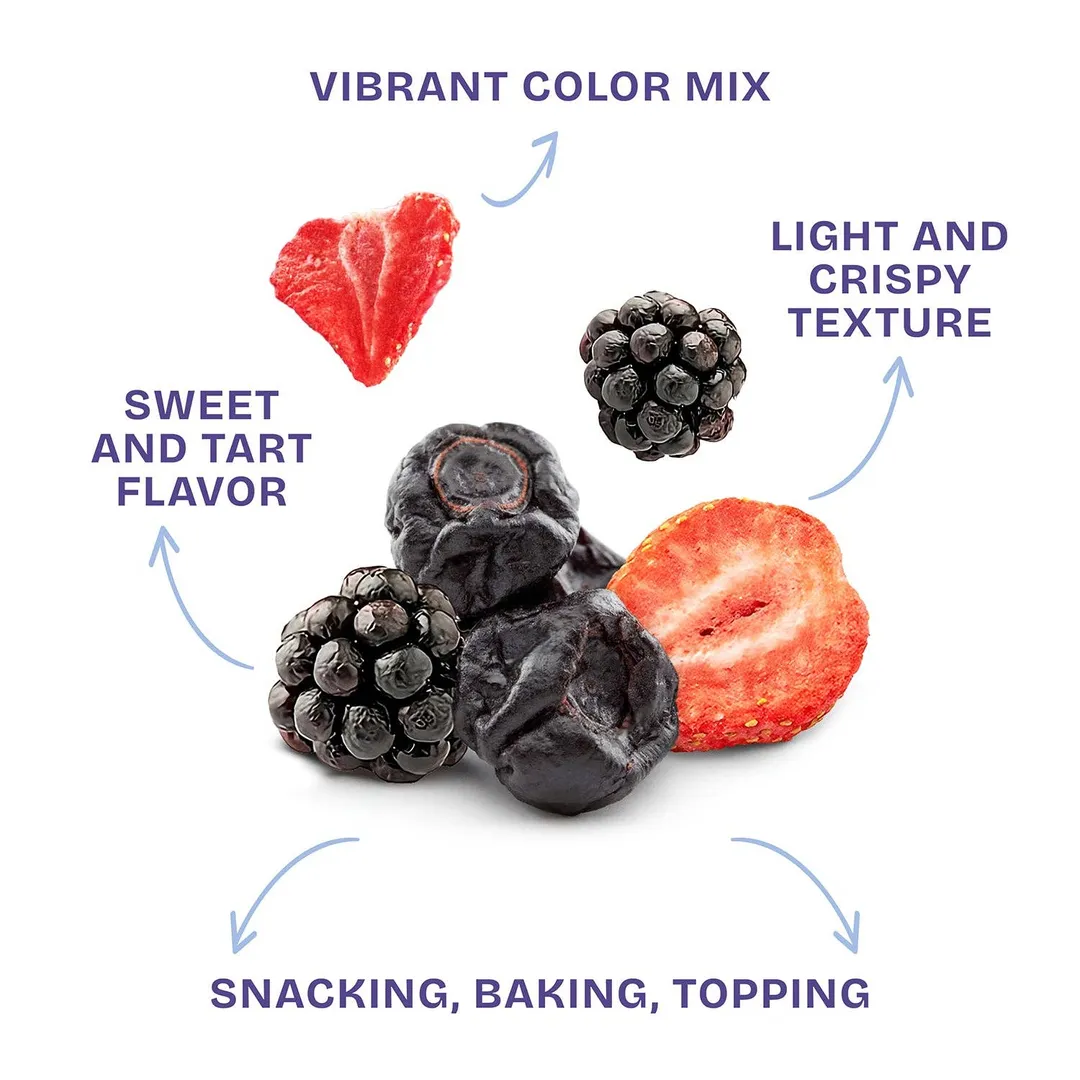 FREEZE DRIED BERRIES - 0.56 OZ - 12 PACK