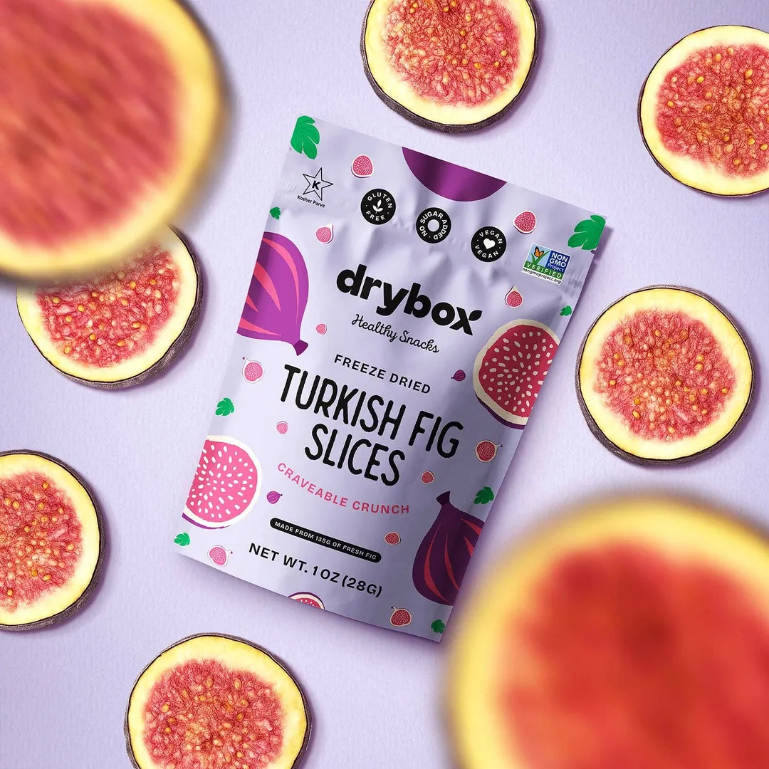 FREEZE DRIED TURKISH FIG SLICES - 1 OZ - 12 PACK