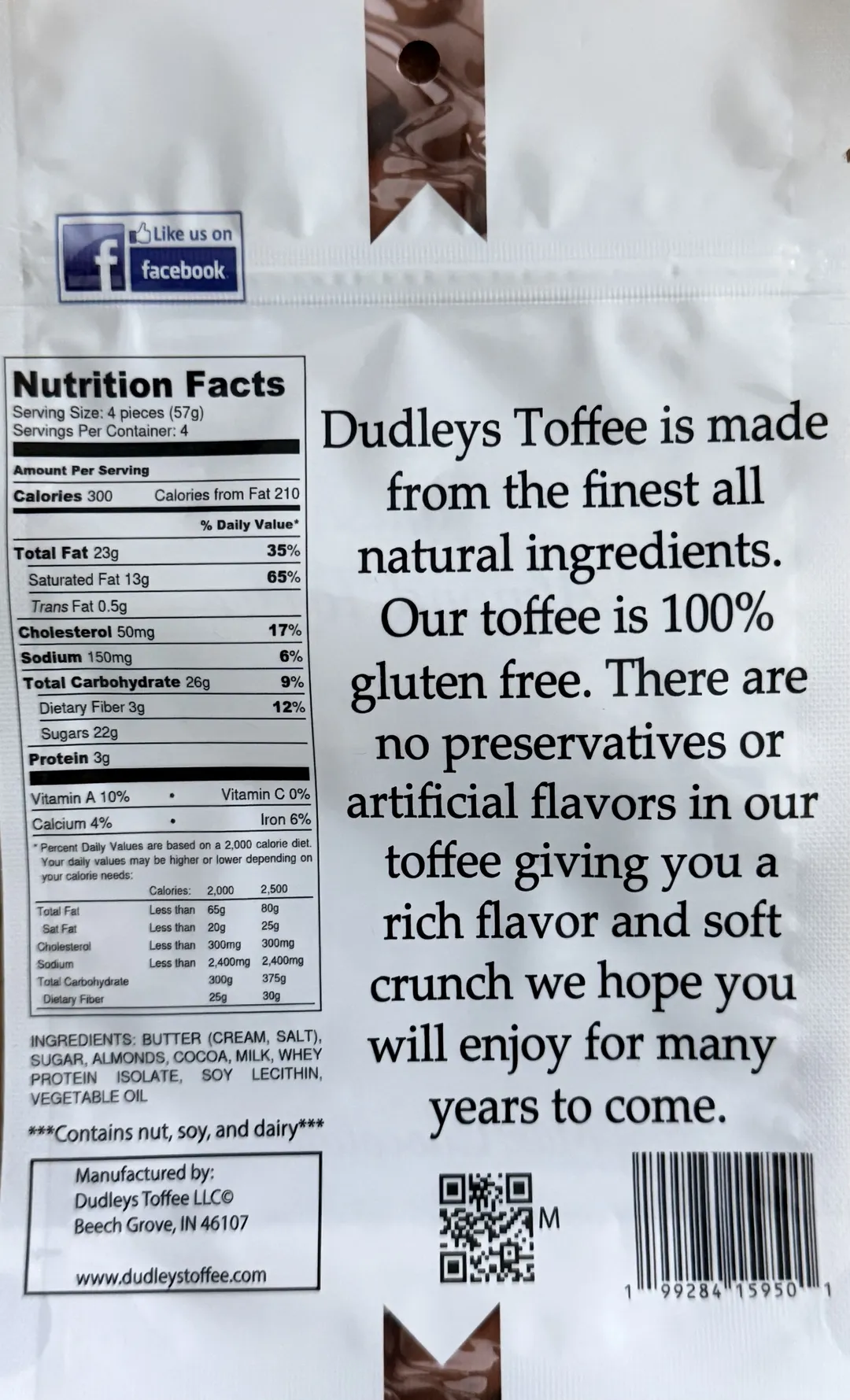 Milk & Dark Chocolate English Toffee | 6oz Bags | Mixed Case (12 Milk / 12 Dark)