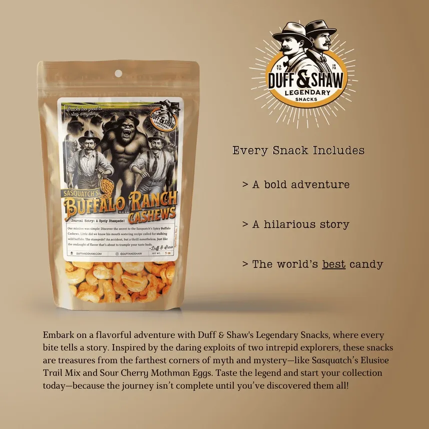 Sasquatch's Buffalo Ranch Cashews