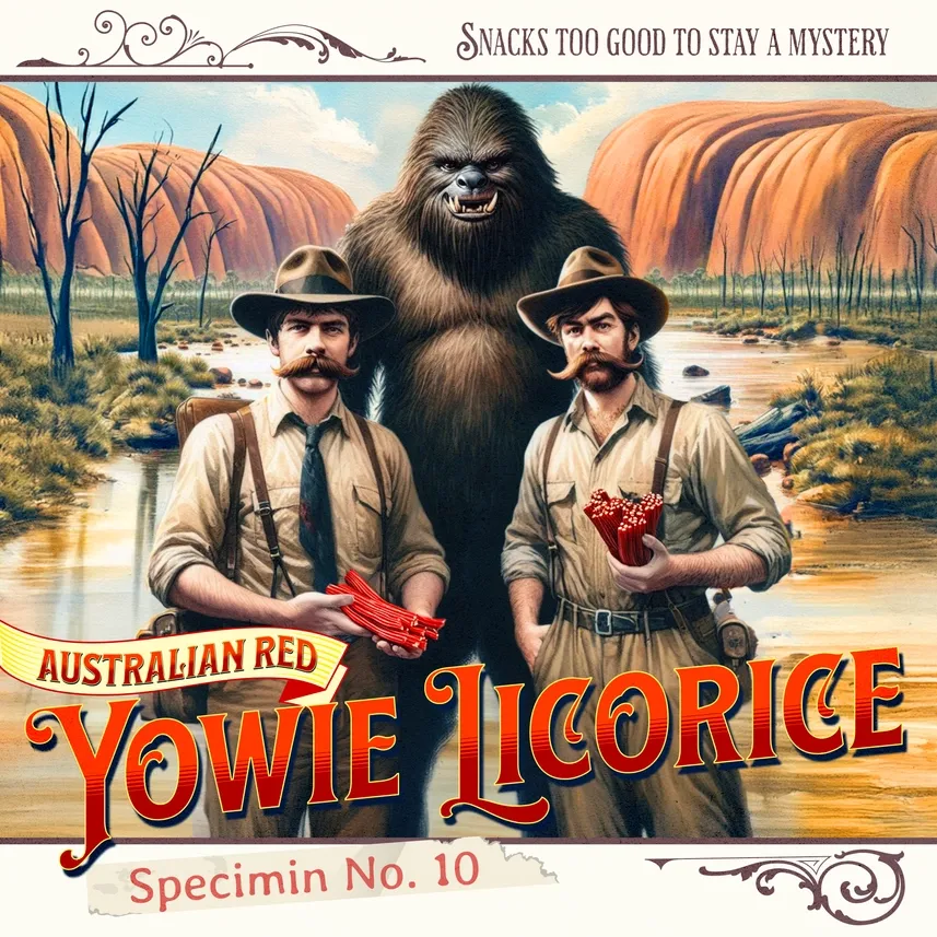 Yowie's Australian Red Licorice