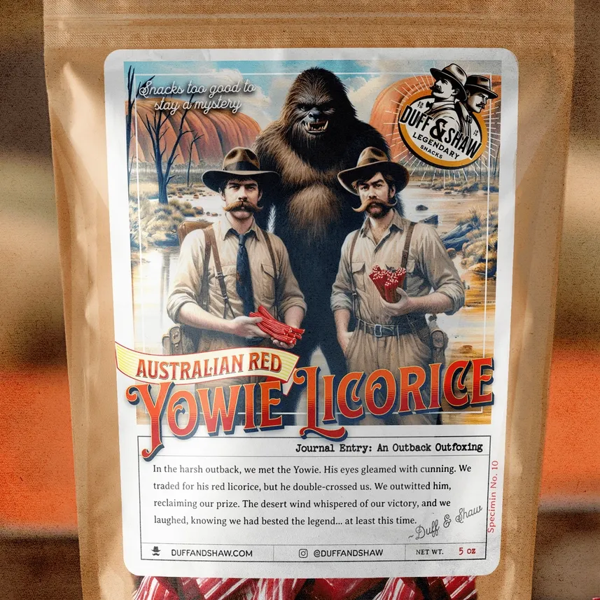 Yowie's Australian Red Licorice
