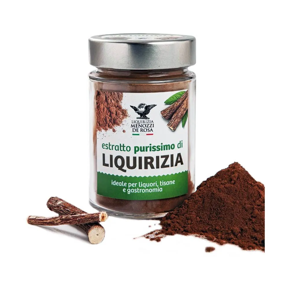100% Pure Licorice Juice Powder In 120gr Glass Jar