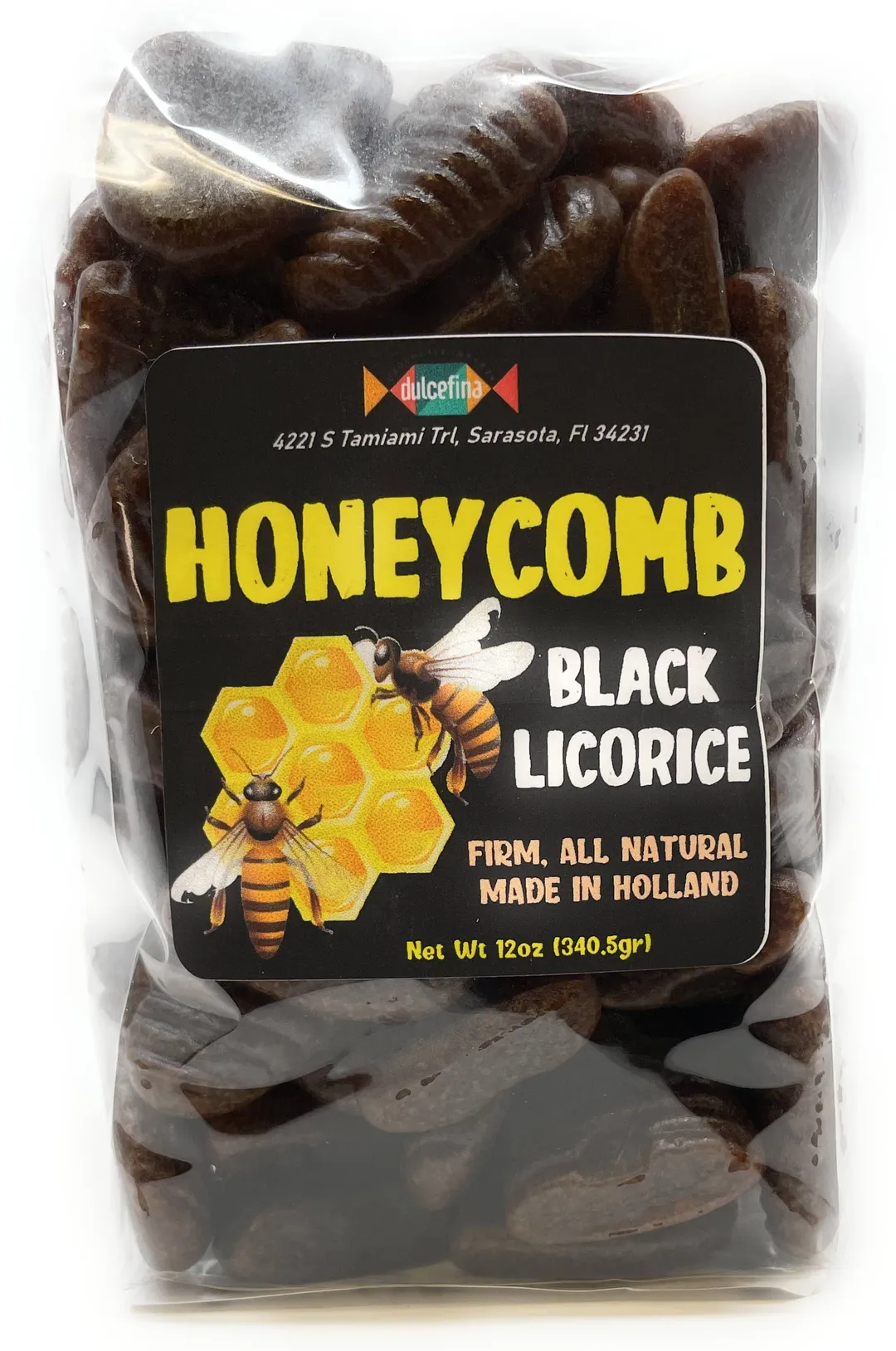 Dutch Honey Bee Black Licorice 