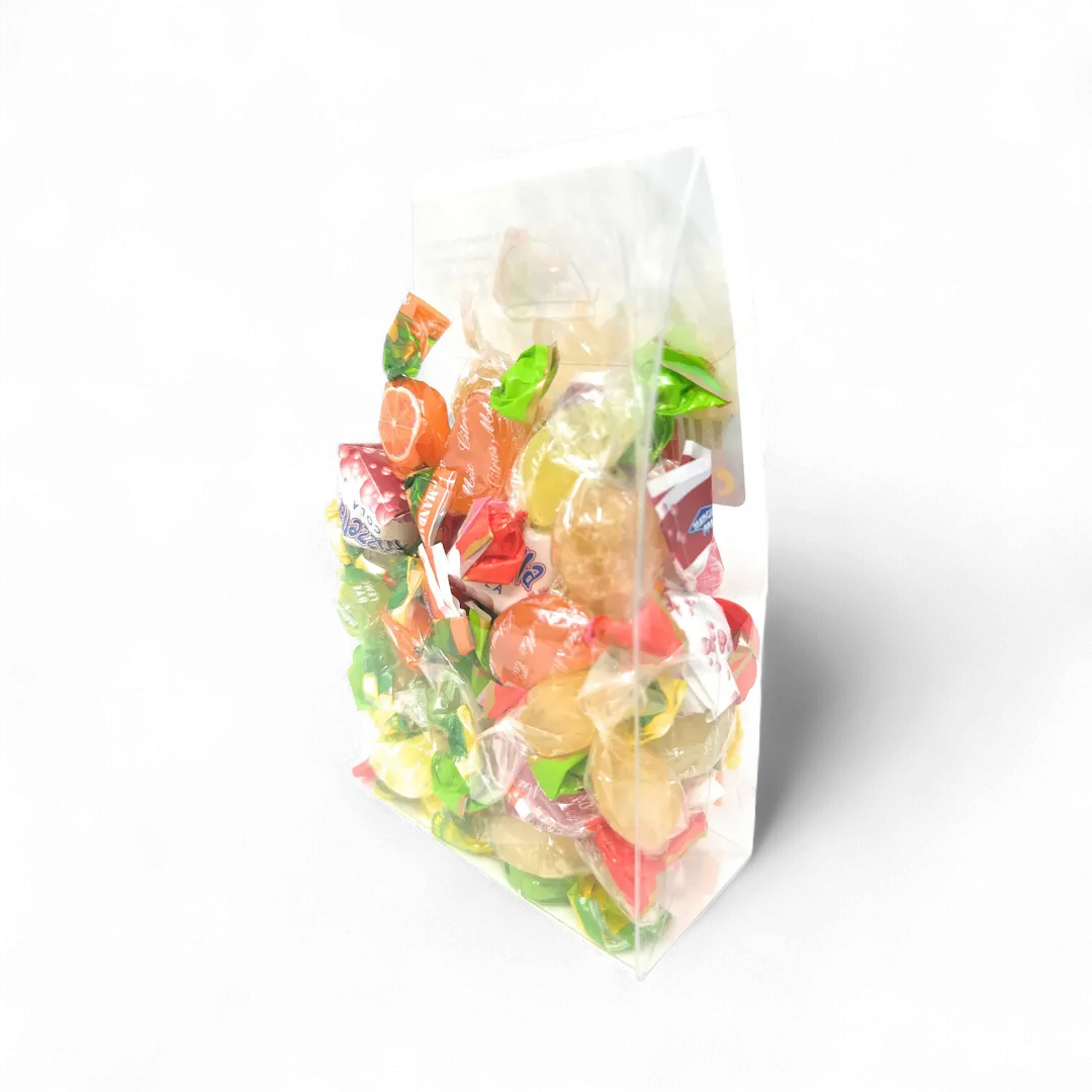 European Luscious Citrus Candy Mix 10oz Clear Tab Top Box
