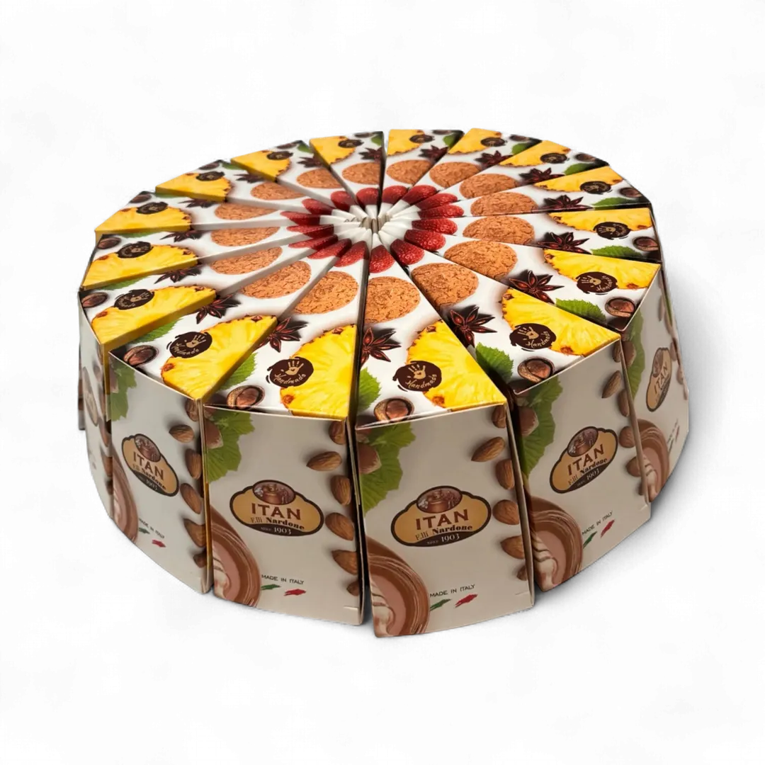 Italian Soft Mixed Fruit Nougat Cake Slice 90g