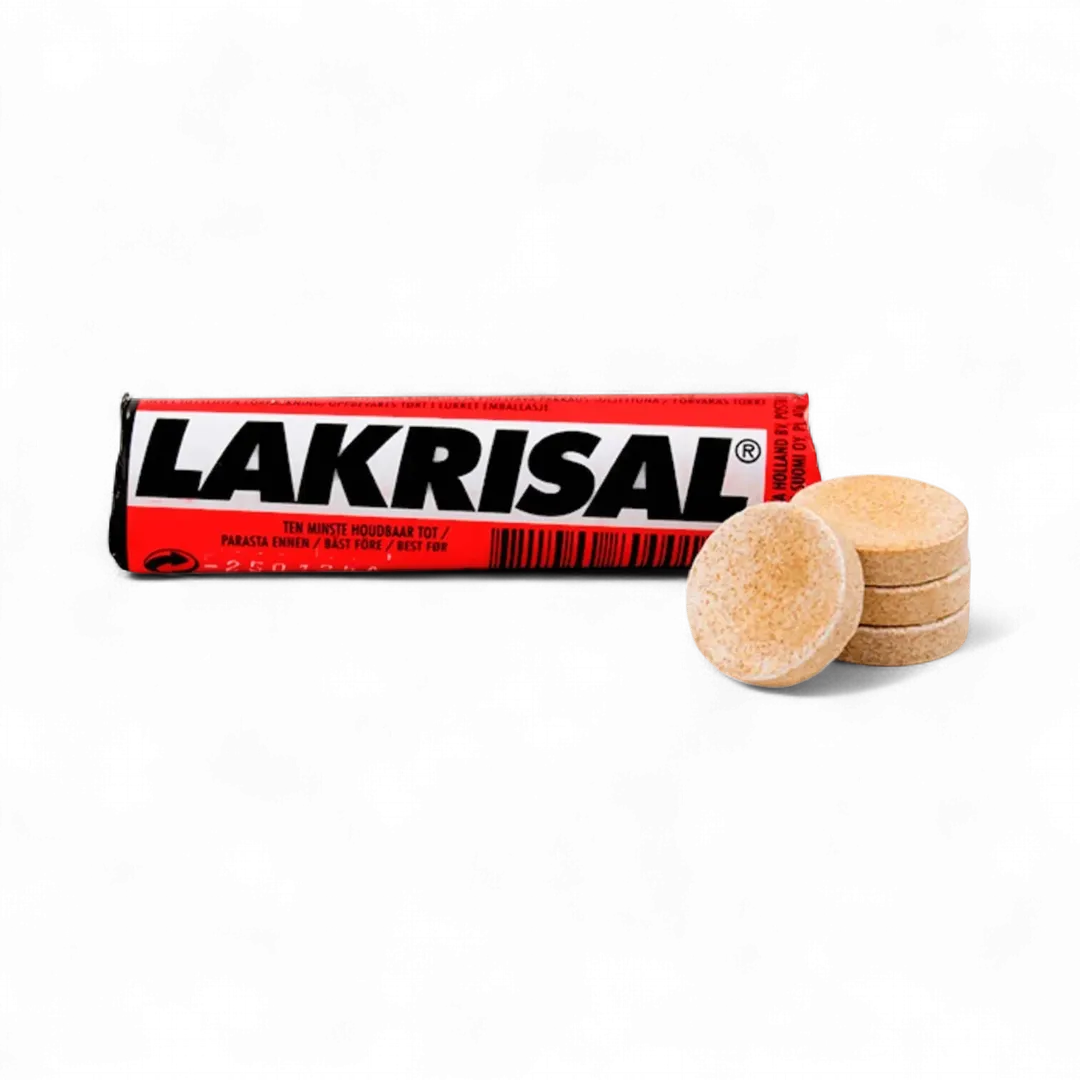 Lakrisal Salty licorice Red Roll 25g