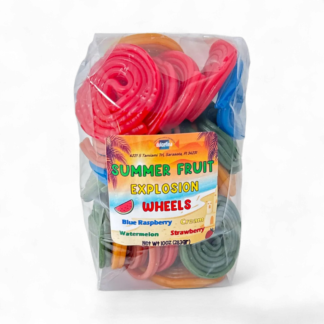 Summer Fruit Explosion Licorice Wheels 
