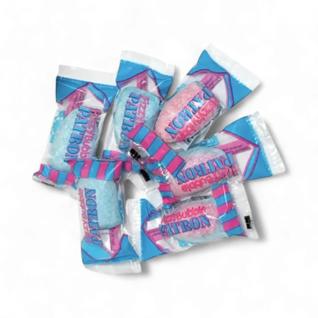 Sweden's best-selling Fizzy Bubble candy, wrapped. 200pc
