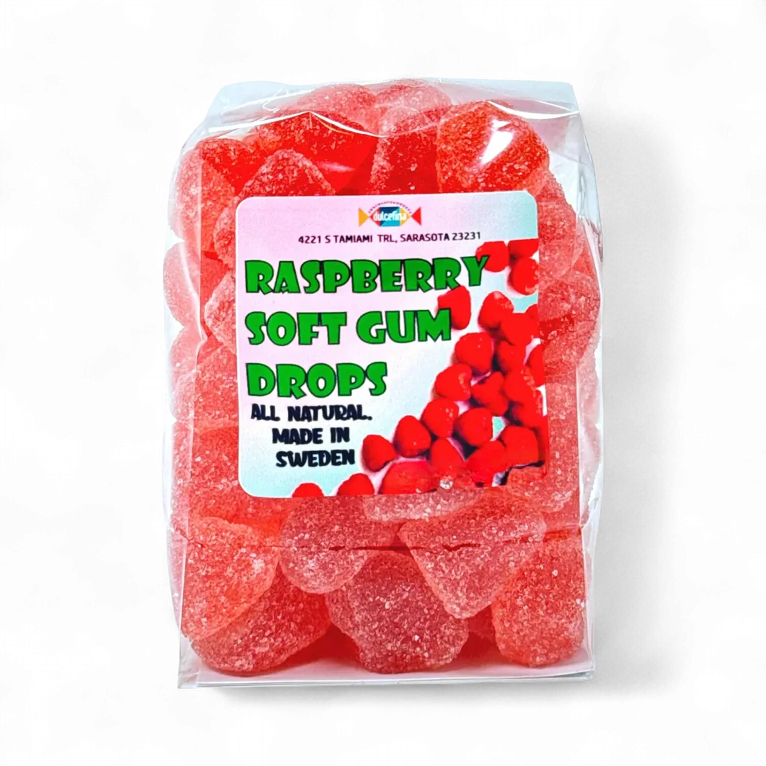 Swedish Raspberry Gumdrops