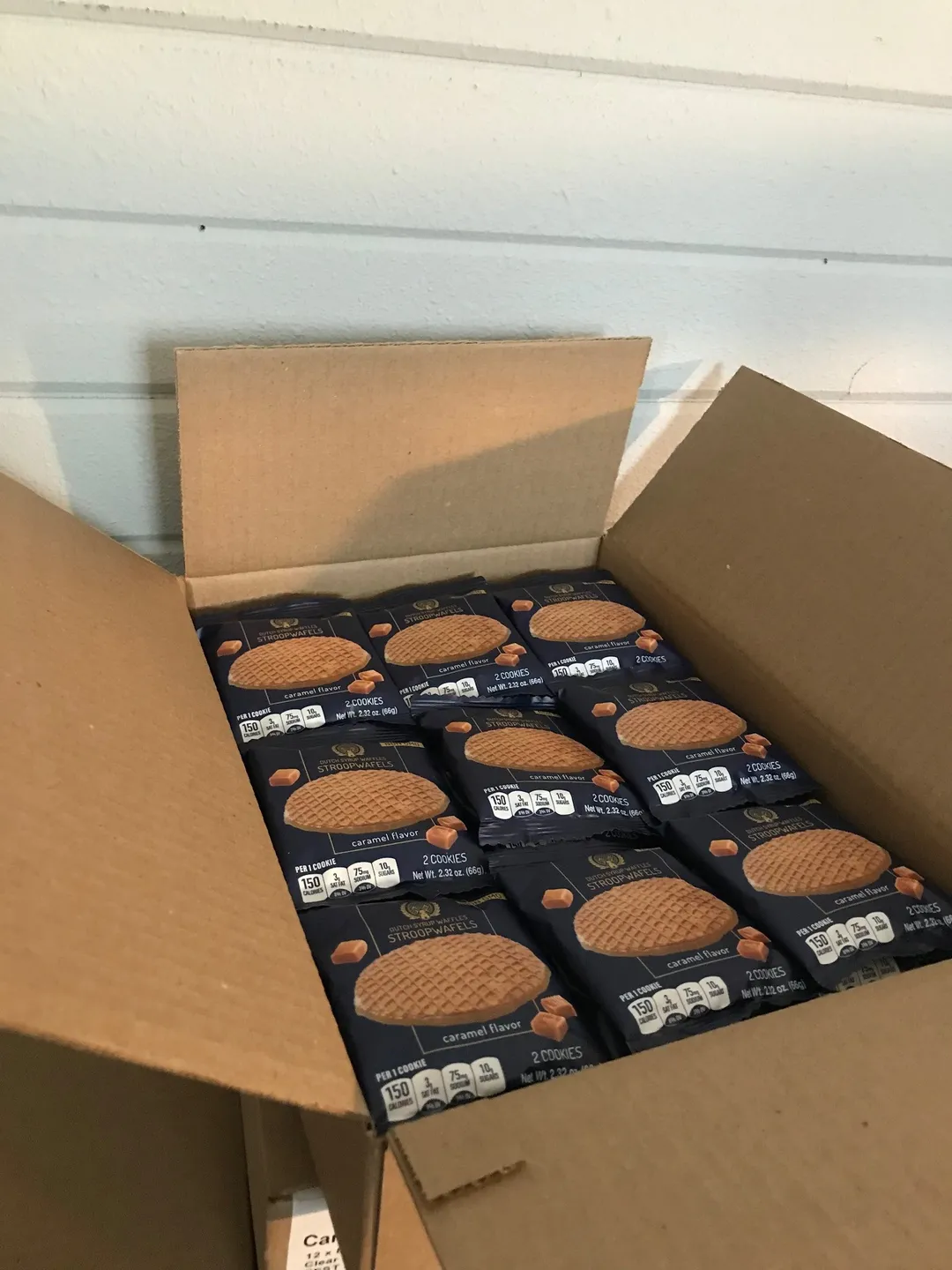 Classic Caramel Stroopwafels – 2-Pack Sleeve (Case of 45)