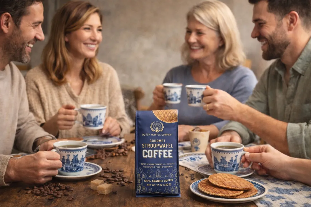 Stroopwafel Coffee – Whole Bean, 12 oz Bag (Case of 6)