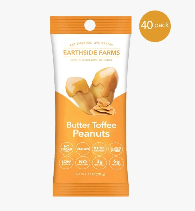 Earthside Farms Butter Toffee Peanuts 1 oz variant