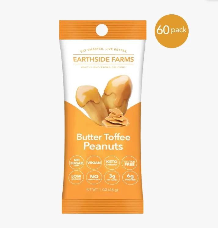 Earthside Farms Butter Toffee Peanuts 1 oz variant