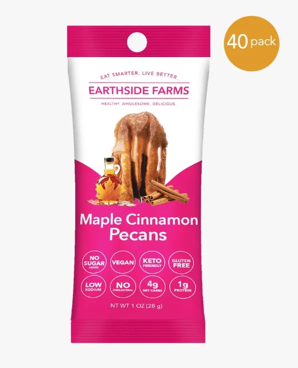 Earthside Farms Maple Cinnamon Pecans 1 oz variant