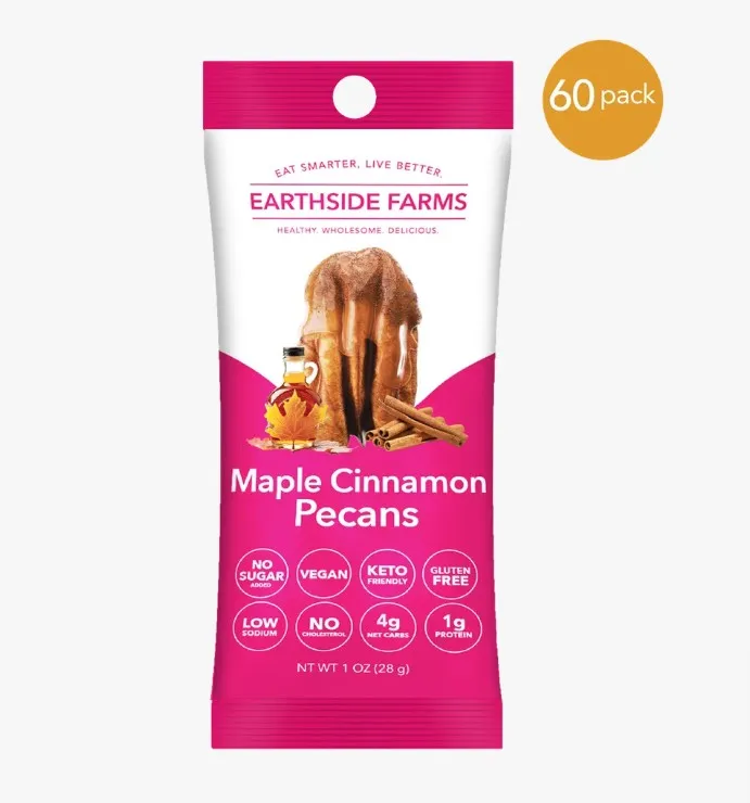 Earthside Farms Maple Cinnamon Pecans 1 oz variant