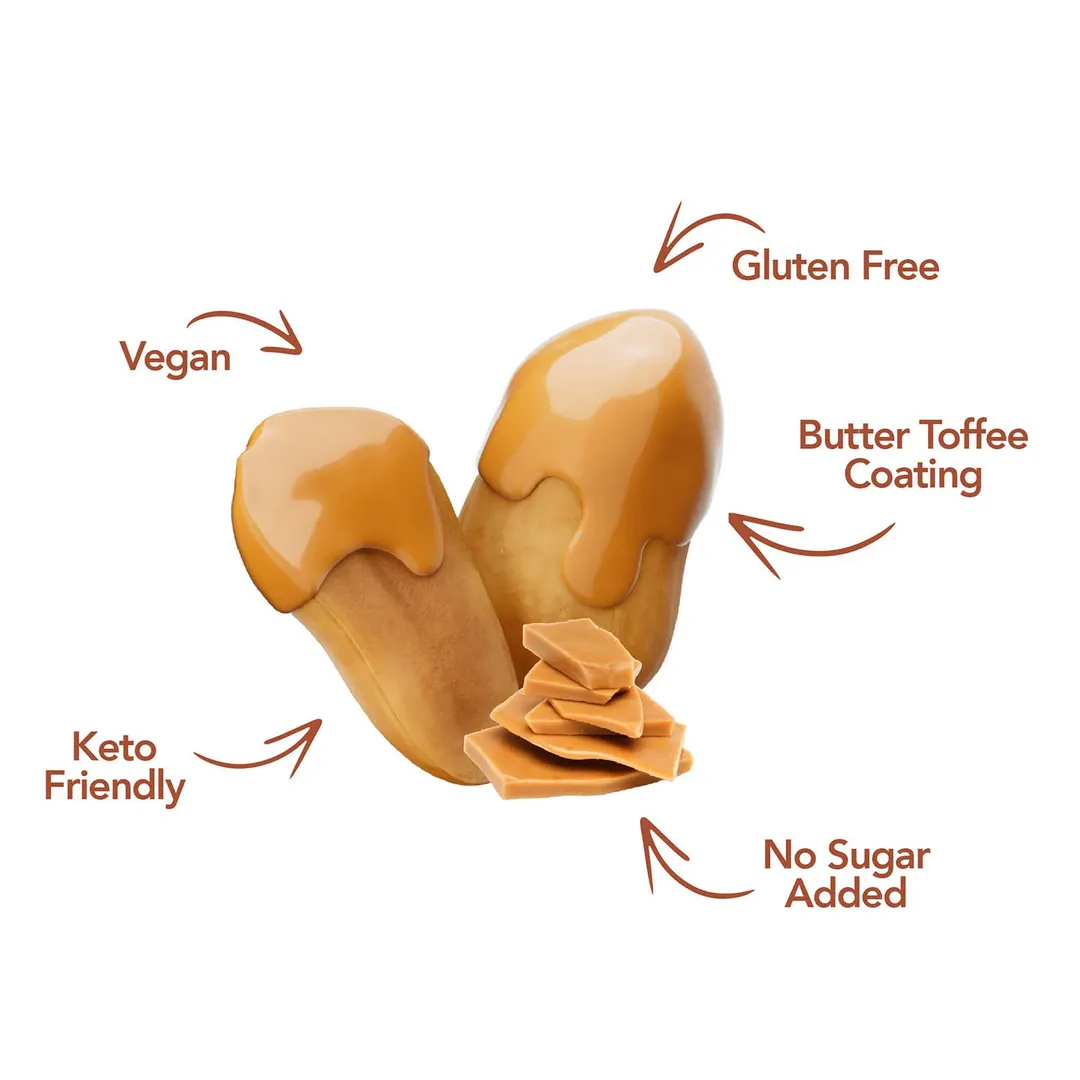 Earthside Farms Butter Toffee Peanuts 4oz