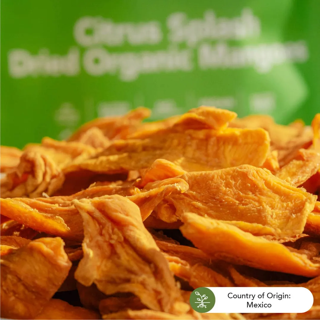 Earthside Farms Citrus Splash Dried Organic Mangoes, 2.8oz - 6 pack