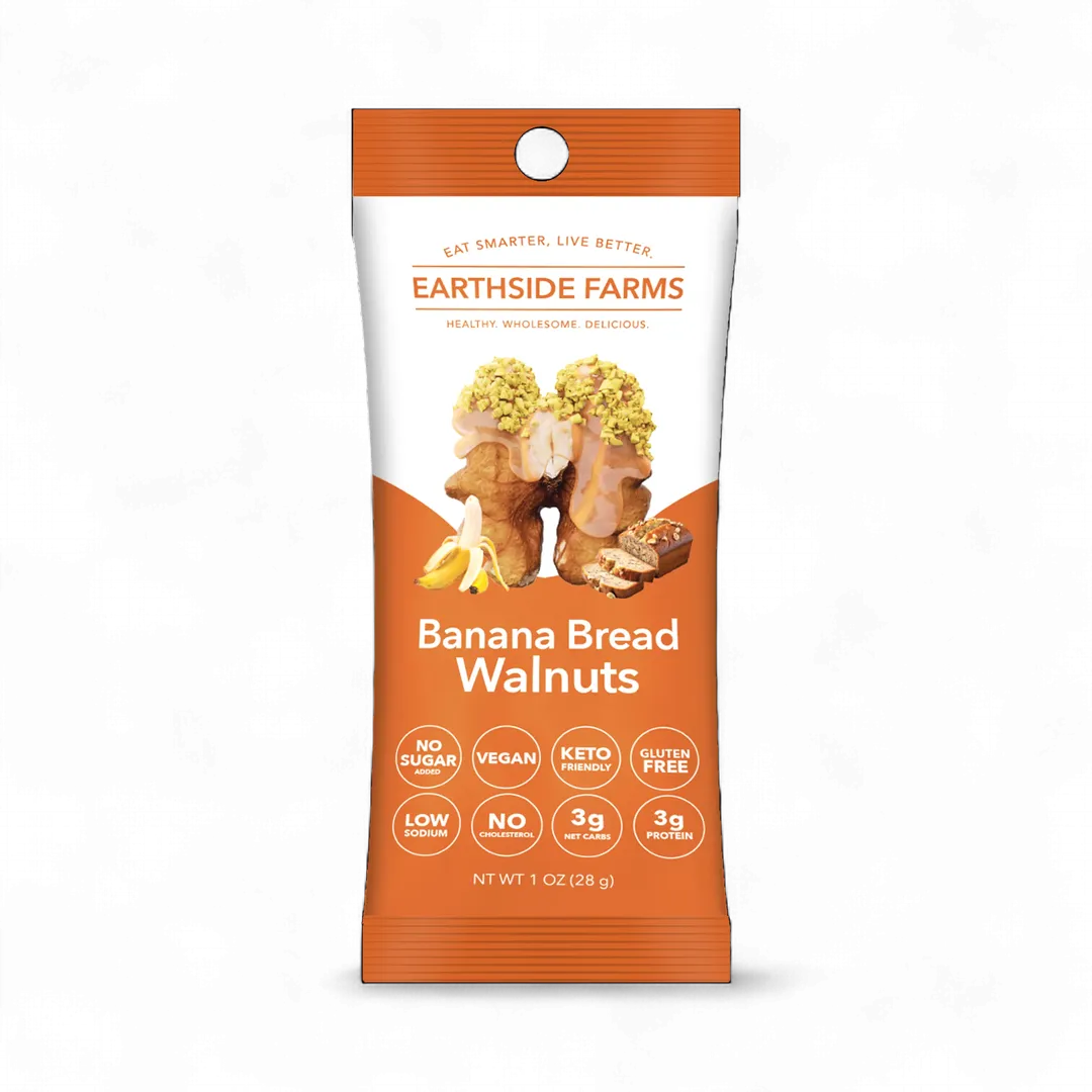 Earthside Farms Banana Bread Walnuts 1 oz