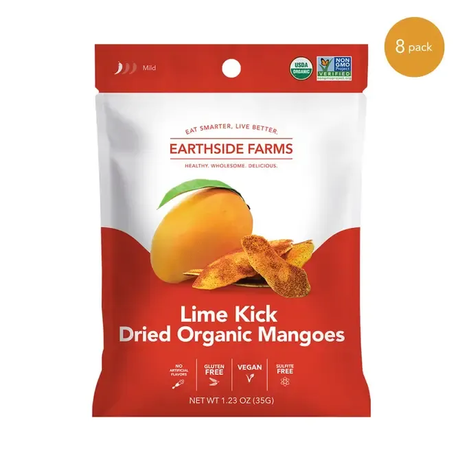 Earthside Farms Lime Kick Dried Organic Mangoes 1.23oz  variant
