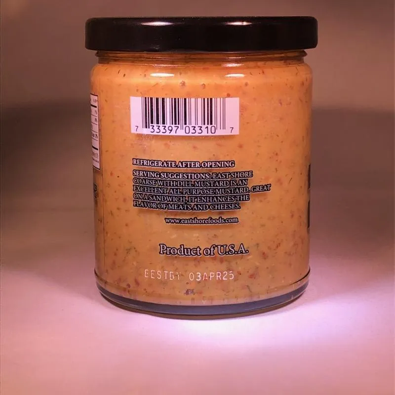 East Shore Mustard - Coarse with Dill Mustard (10 oz)