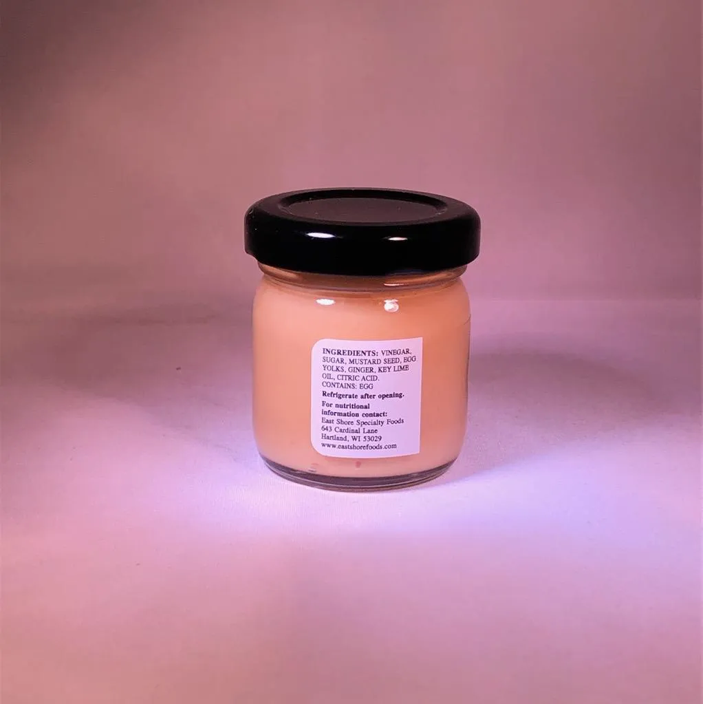 East Shore Mustard - Key Lime with Ginger Mustard (1.4oz)