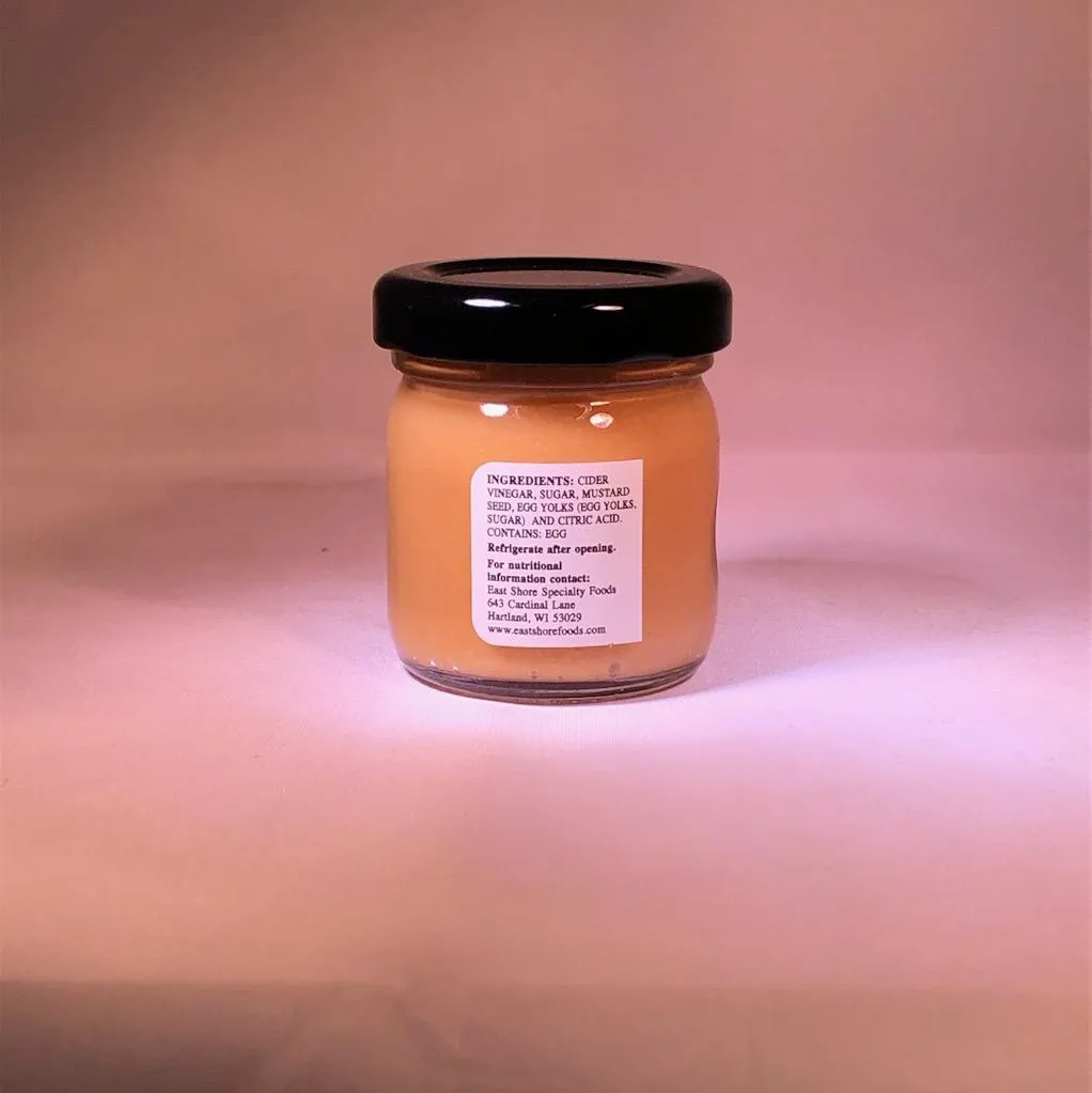 East Shore Mustard - Sweet and Tangy Mustard (1.4oz)