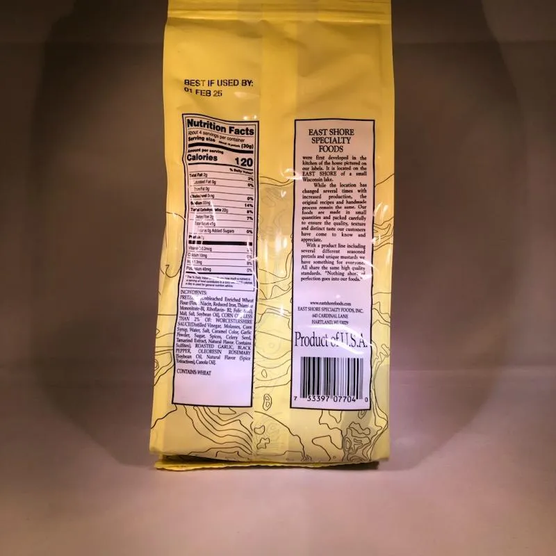 East Shore Pretzels - Garlic and Pepper Dipping Pretzel (4 oz)