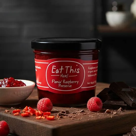   Flamin' Raspberry Preserve 