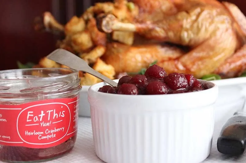 Heirloom Cranberry Compote 