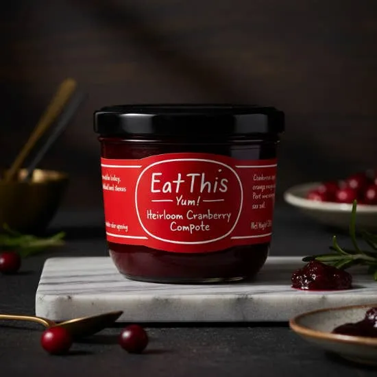 Heirloom Cranberry Compote 