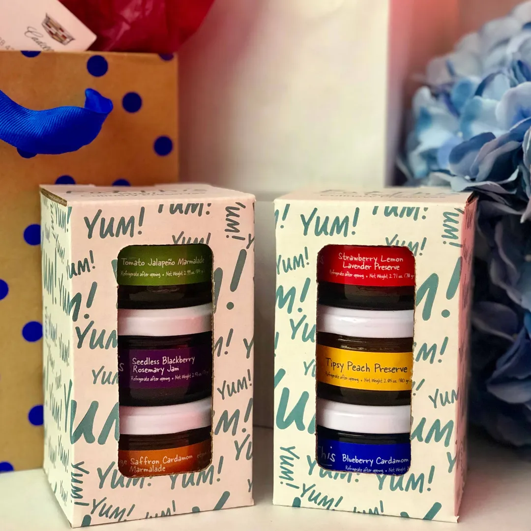 Mini Savory or Sweet Trio of Jams - 