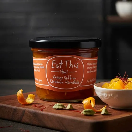 Orange Saffron Cardamom Marmalade 