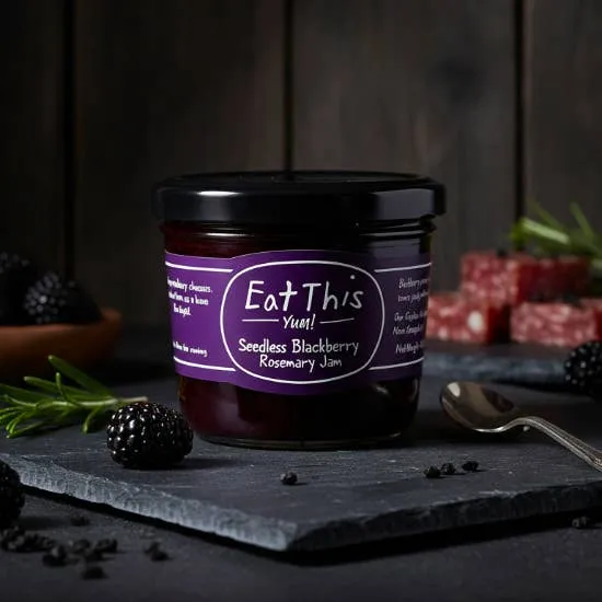  Seedless Blackberry Rosemary Jam 