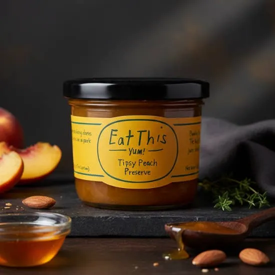 Tipsy Peach Preserve – Irish Whiskey Infused
