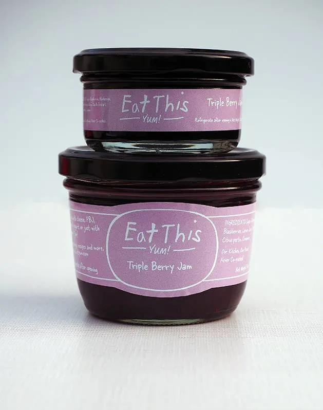 Triple Berry Jam – Raspberry, Blueberry & Blackberry