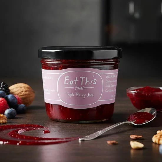 Triple Berry Jam – Raspberry, Blueberry & Blackberry